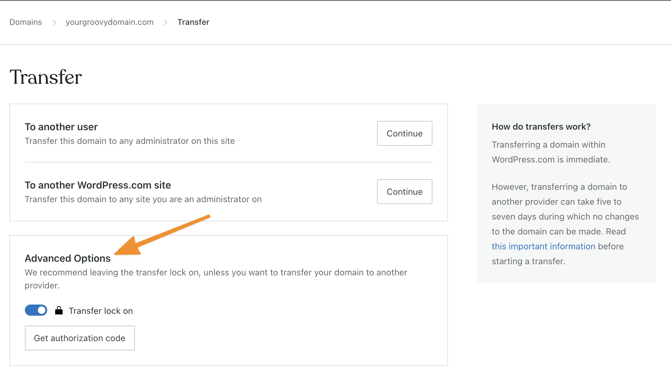 Domains Transfer a Domain to Another Registrar