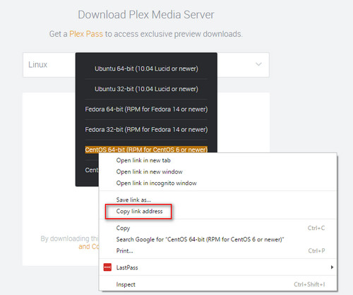  Setup Plex Media Server on Linux CentOS 7