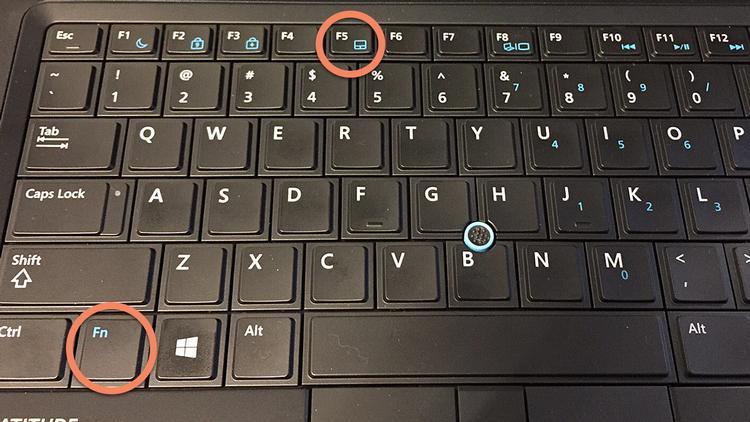 How to fix a stuck laptop cursor